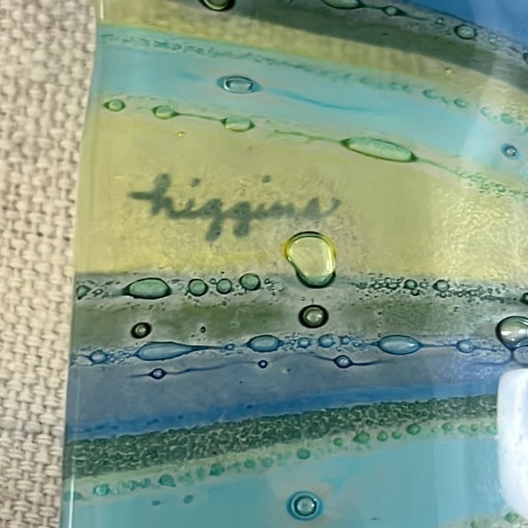 Higgins Studio for Dearborn‎ Glass Company Fused Glass Riviera Astray - Picture 3 of 4
